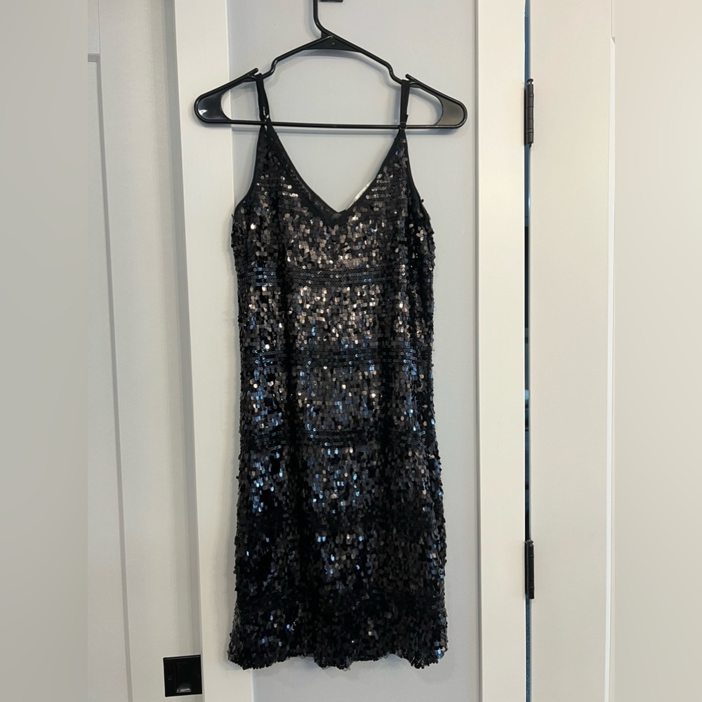 Sequin Shift Dress